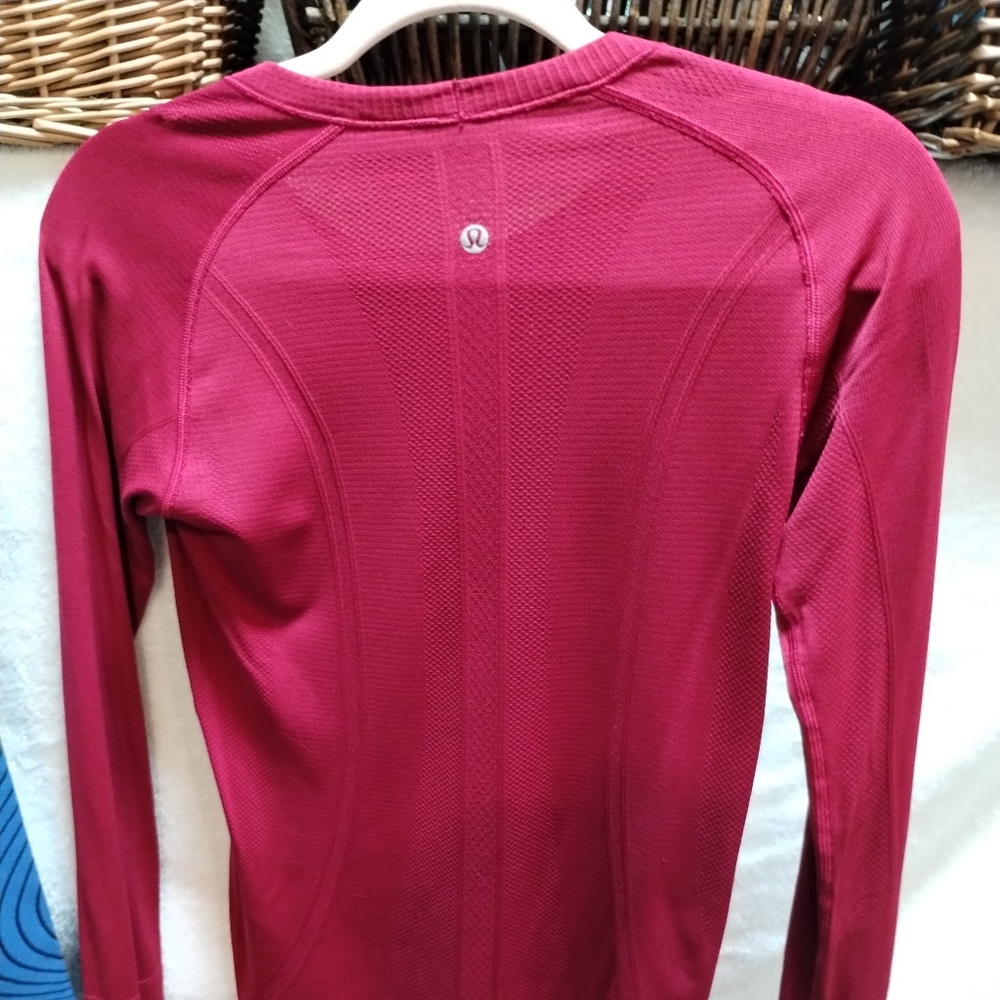Lululemon Red Long Sleeve